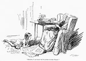 Knit: Cartoon, knitting and the end of the war, WW1