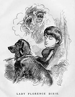 Cartoon, Lady Florence Dixie