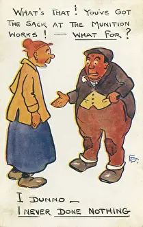 Chastisement: Cartoon on Laziness