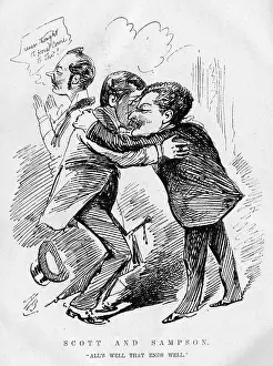 Proprietor: Cartoon of Ledger, Scott and Sampson