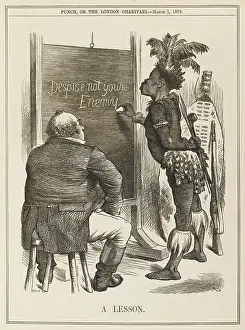 Despise: Cartoon, A Lesson (Zulu War)