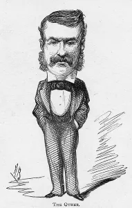 Operas: Cartoon of the librettist Ws Gilbert