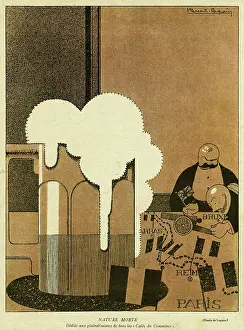 Tankard: Cartoon, Still Life, WW1