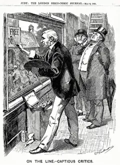 Exchequer: Cartoon, On the Line - Captious Critics