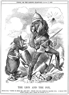 Fables: Cartoon, The Lion and the Fox