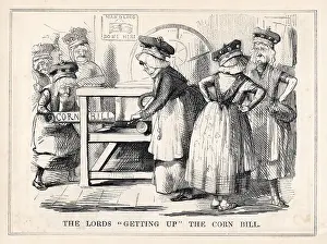 Repeal: Cartoon, The Lords Getting Up the Corn Bill