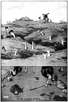 Ridiculous: Cartoon, The Lost Ball, by Heath Robinson