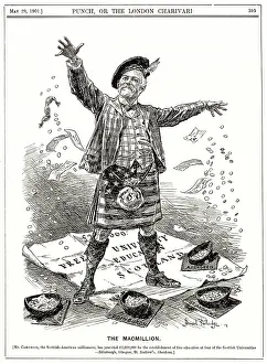 Sporran: Cartoon, The Macmillion (Andrew Carnegie)