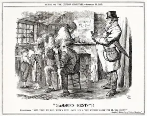 Rents: Cartoon, Mammon's Rents 1883