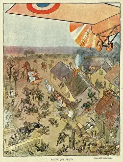 Sauve: Cartoon, Every man for himself, WW1