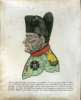 Napoleons: Cartoon Map of Napoleons Head