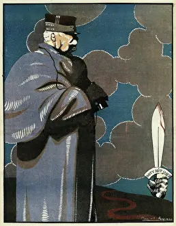 Optimism: Cartoon, Marshal Philippe Petain, WW1