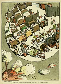 Neighbouring: Cartoon, The Martians, WW1