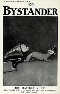 Amplifier: Cartoon, His Master's Voice, WW1