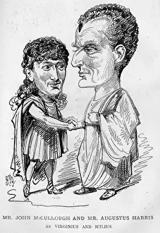 Drury: Cartoon, McCullough and Harris in Virginius