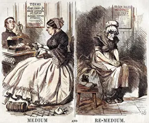 Mediums: Cartoon, Medium -- Re-Medium 1864