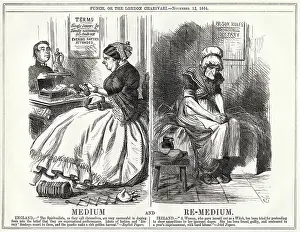 Mediums: Cartoon, Medium -- Re-Medium 1864