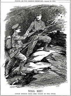 Symbolises: Cartoon, Well Met! (WW1 Allies)