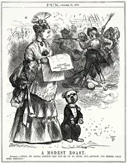 Understanding: Cartoon, A Modest Boast (Social Science)