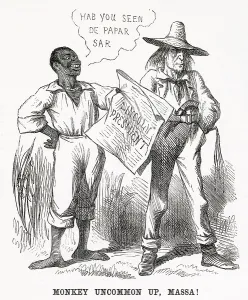 Flogging: Cartoon, Monkey Uncommon Up, Massa! (Lincoln)