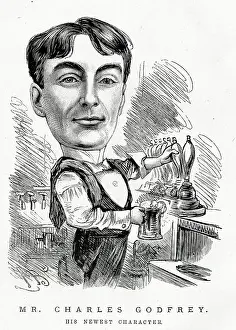 Entr: Cartoon, Mr Charles Godfrey, His Newest Character