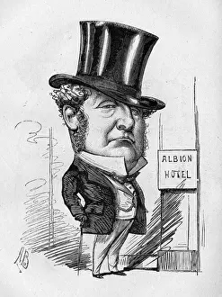 Stout: Cartoon, Mr Cooper of the Albion Hotel