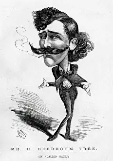 Conway: Cartoon, Mr Herbert Beerbohm Tree, actor