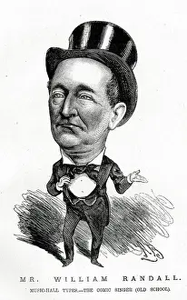 Entr: Cartoon, Mr William Randall, comic singer