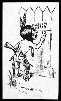 Drunkeness: Cartoon on Native American alcoholism