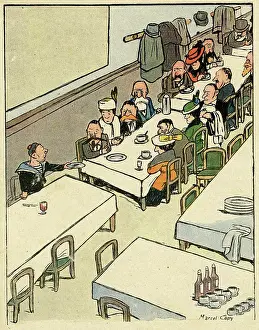 Neglected: Cartoon, Neglected sailor, WW1