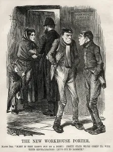 Interrogates: Cartoon - The New Workhouse Porter