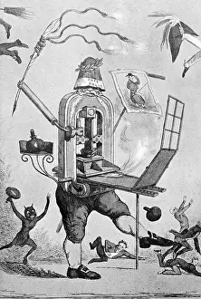 Fearless: Cartoon of the newspaper press, 1829