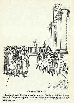 Frugality: Cartoon, A Noble Example