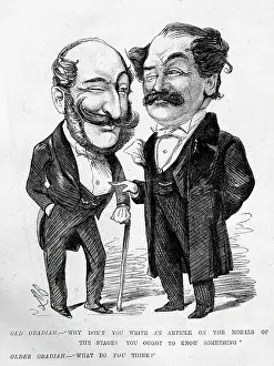 Entr: Cartoon, Two Obadiahs, the morals of the stage