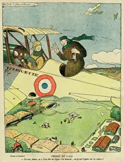 Offer: Cartoon, Offer in the air, WW1