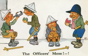 Tatty: Cartoon - The Officers Mess