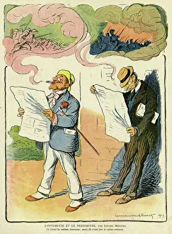 Positive: Cartoon, The Optimist and the Pessimist