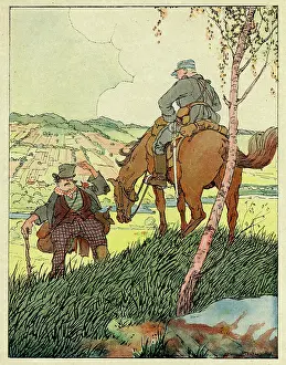 Tramps: Cartoon, The paper crisis, WW1