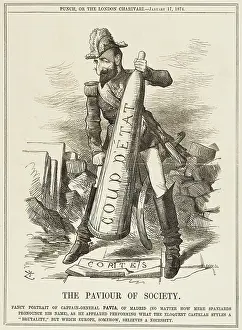 Forcibly: Cartoon, The Paviour of Society (Cortes dissolved)