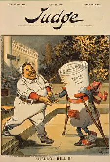 Tariffs: Cartoon about the Payne-Aldrich Tariff of ?