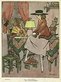 Prediction: Cartoon, When will peace come? WW1