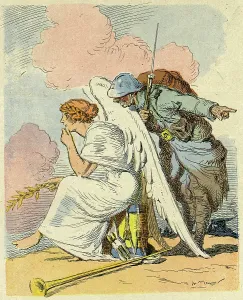 Angelic: Cartoon, Peace, WW1