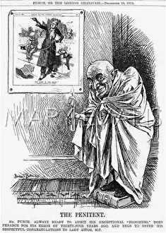 Apology: Cartoon, The Penitent (Nancy Astor, MP)