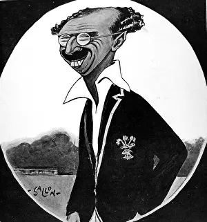 Fender: Cartoon of Percy Fender, 1929