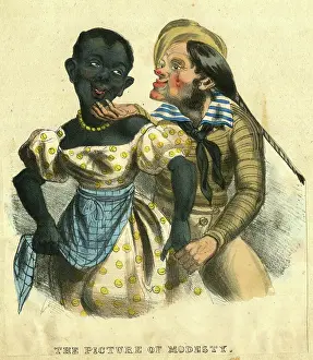 The John Barrett Collection: Cartoon, The Picture of Modesty