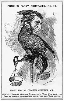 Circumstances: Cartoon portrait, GEORGE JOACHIM GOSCHEN