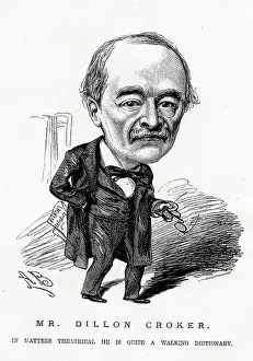 Entr: Cartoon portrait, Mr Dillon Croker