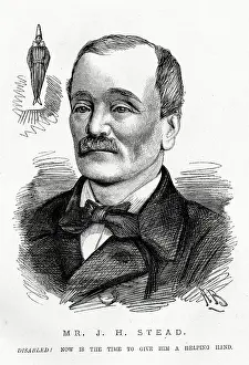 Fundraising: Cartoon portrait, Mr J H Stead