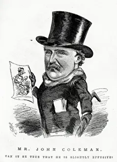Coleman: Cartoon portrait, Mr John Coleman