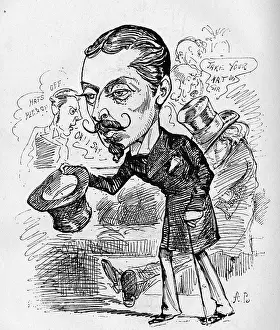 Parliamentary: Cartoon of Prince Leopold in Parliament